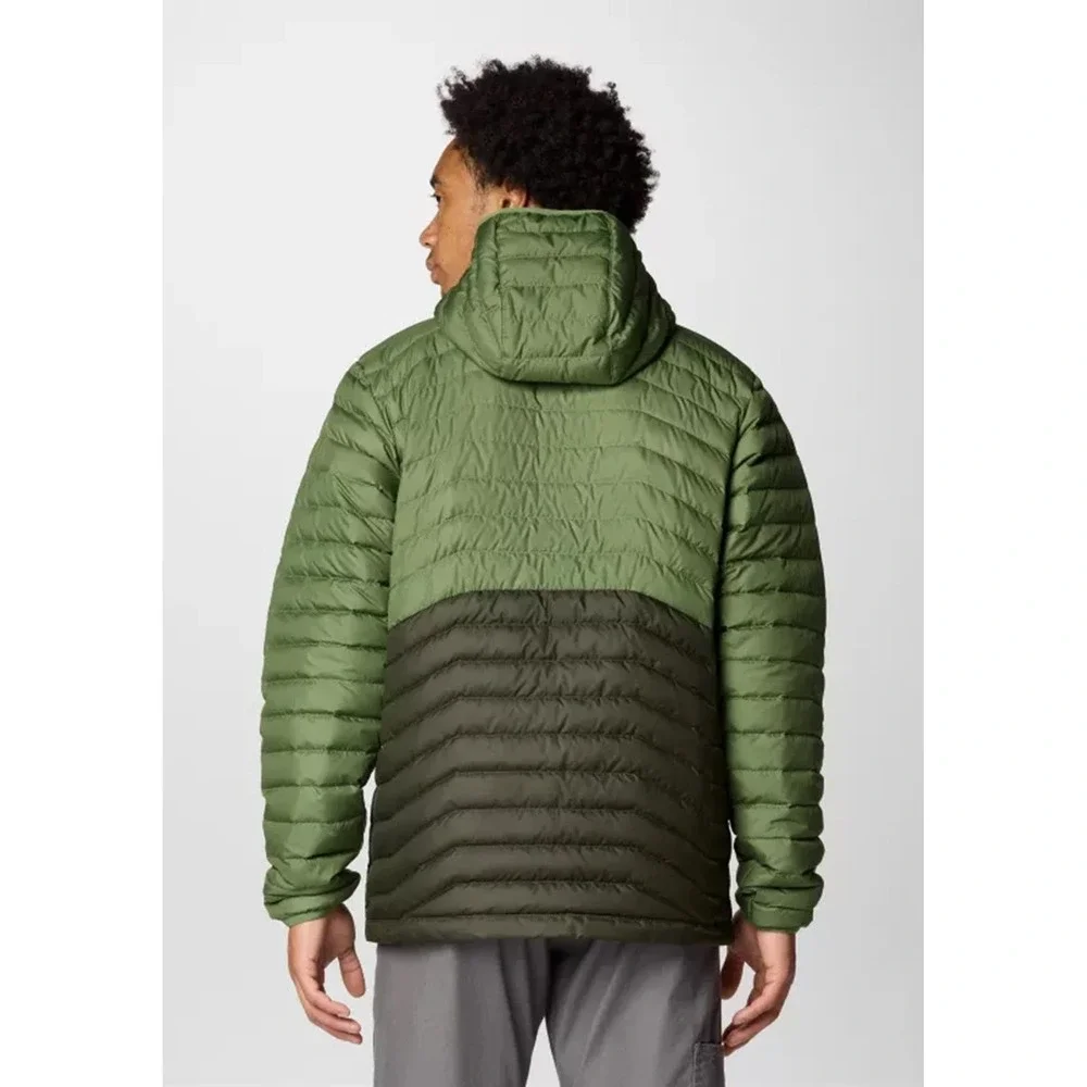 Columbia Westridge Down Hooded Puffer‎ Coat Men's Size XL Green NWT